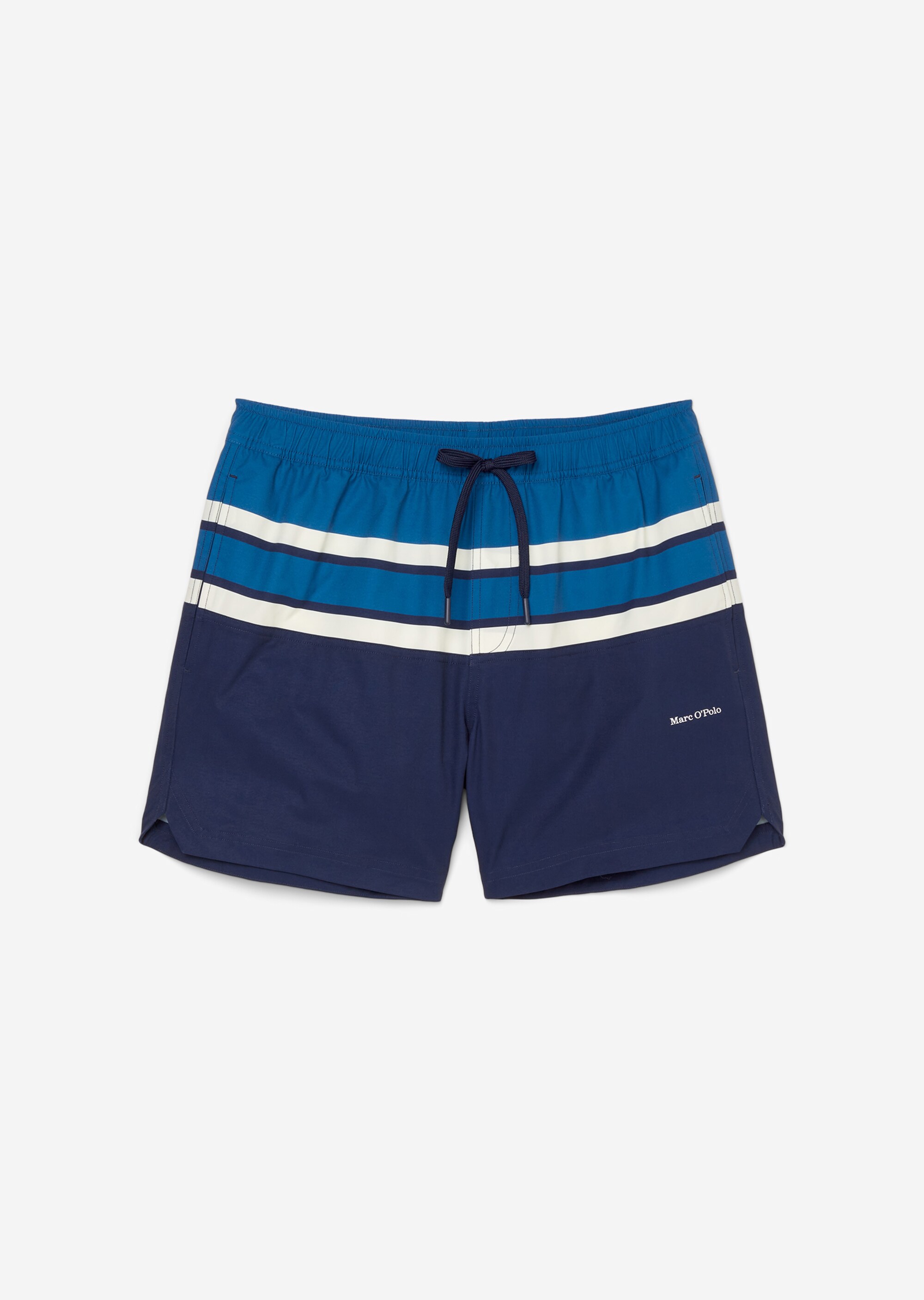 Badeshorts mit lässigem Allover-Print