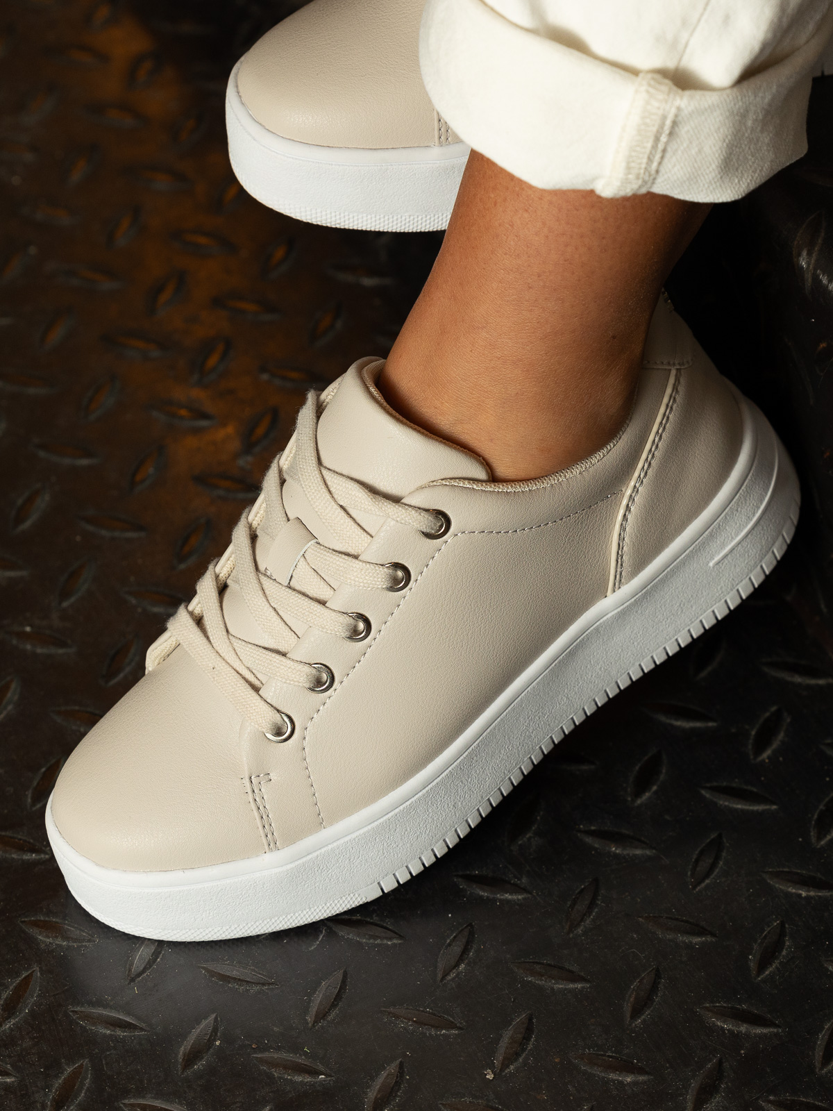 Gorbio W Beige - Trapes Sko