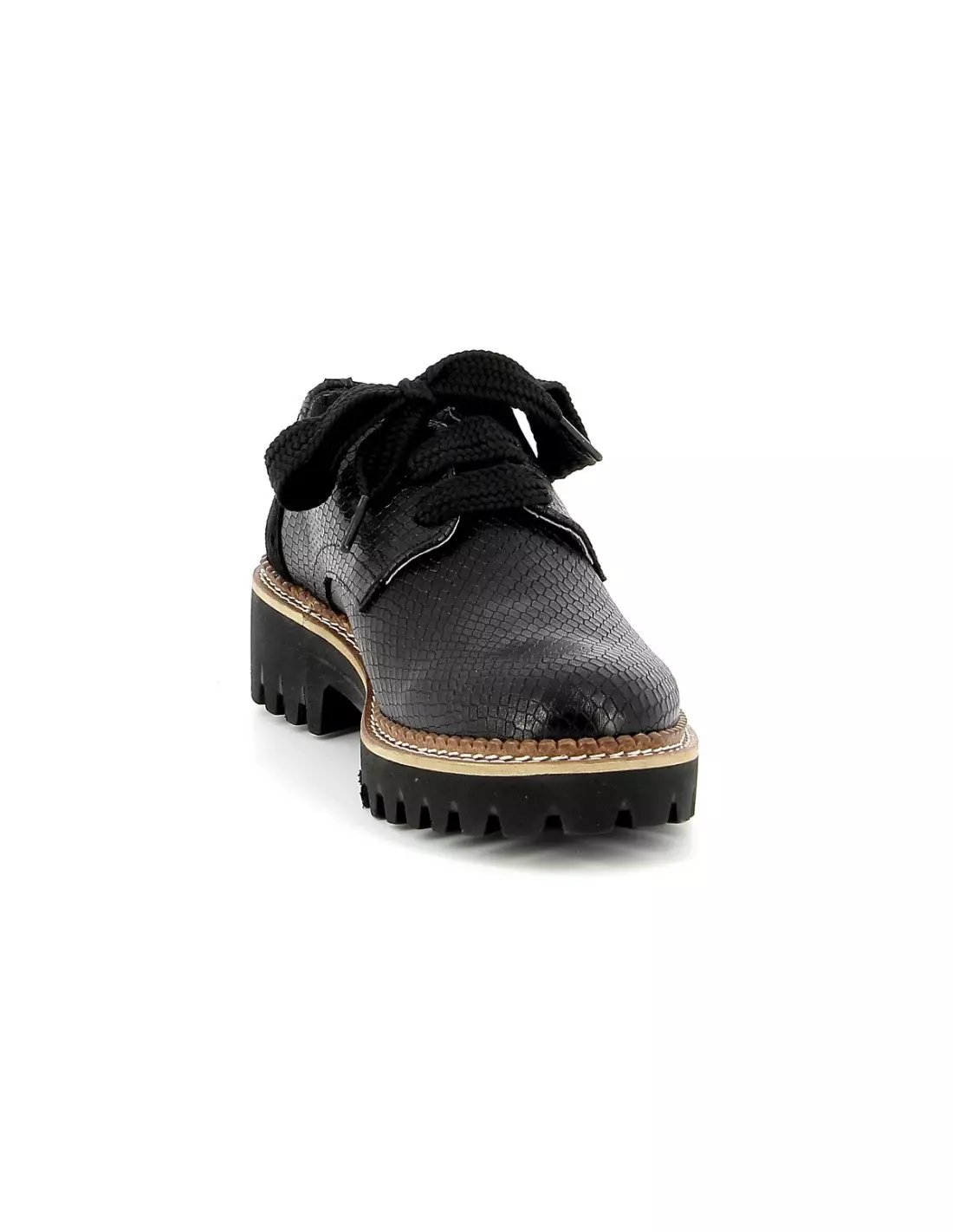 FOLIE S CAVA COPO SERPENT NOIR - Derbies, richelieus & trotteurs Serpentnoir
