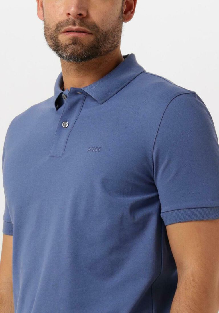 BOSS blauwe boss polo pallas