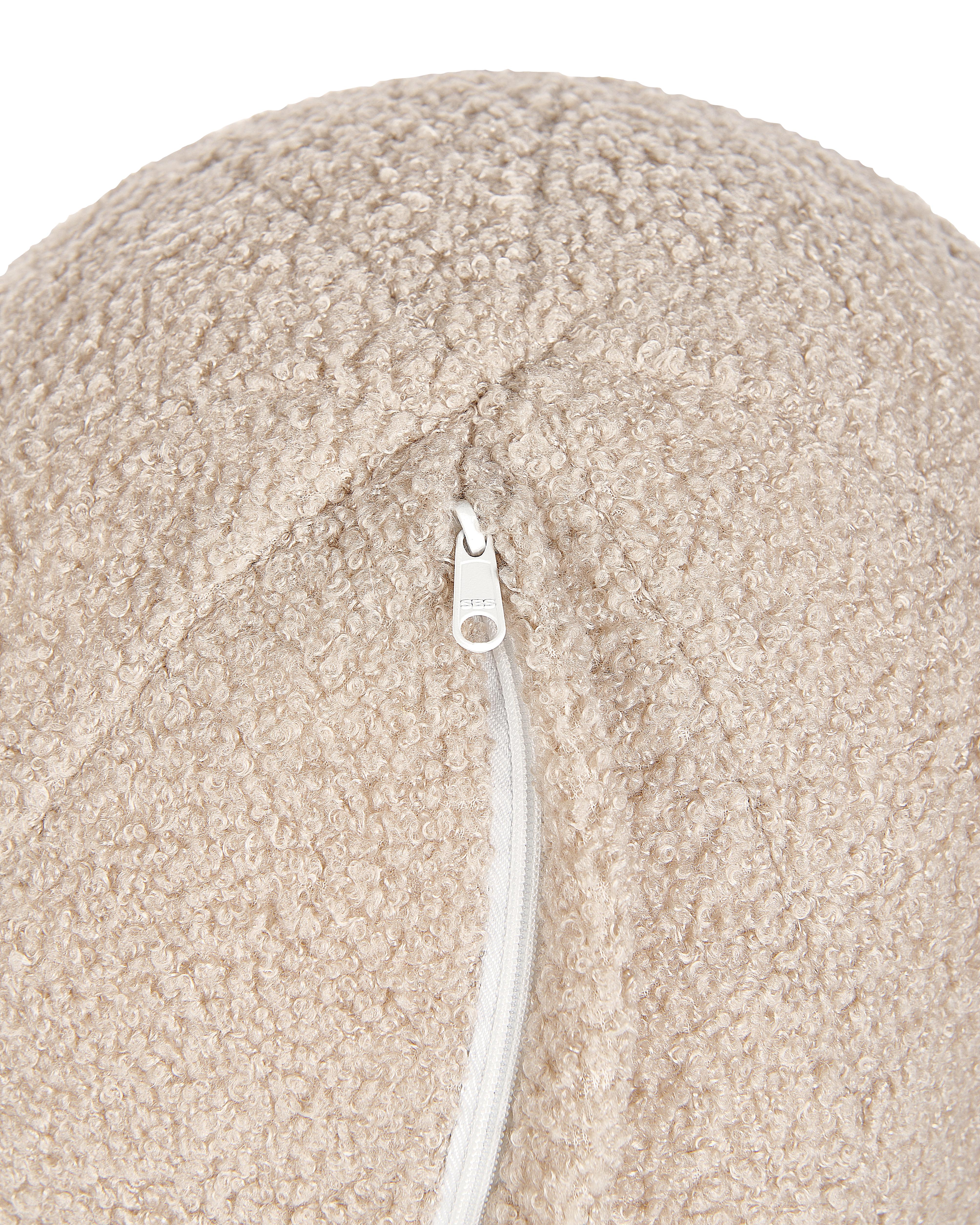 Fauteuil LEIREN Bouclé Beige