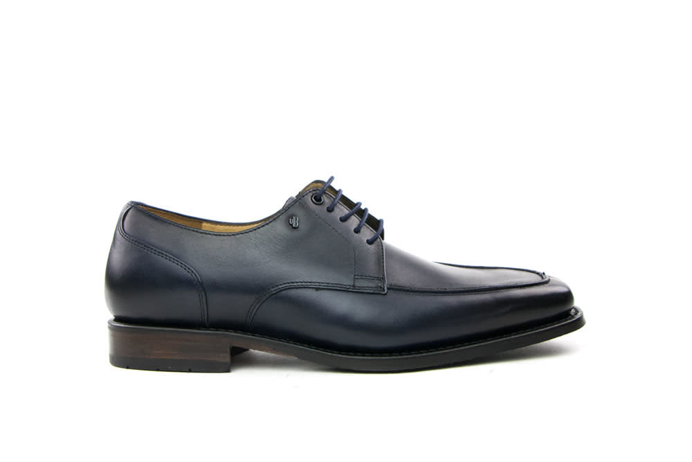 Van Bommel Veterschoen Donkerblauw