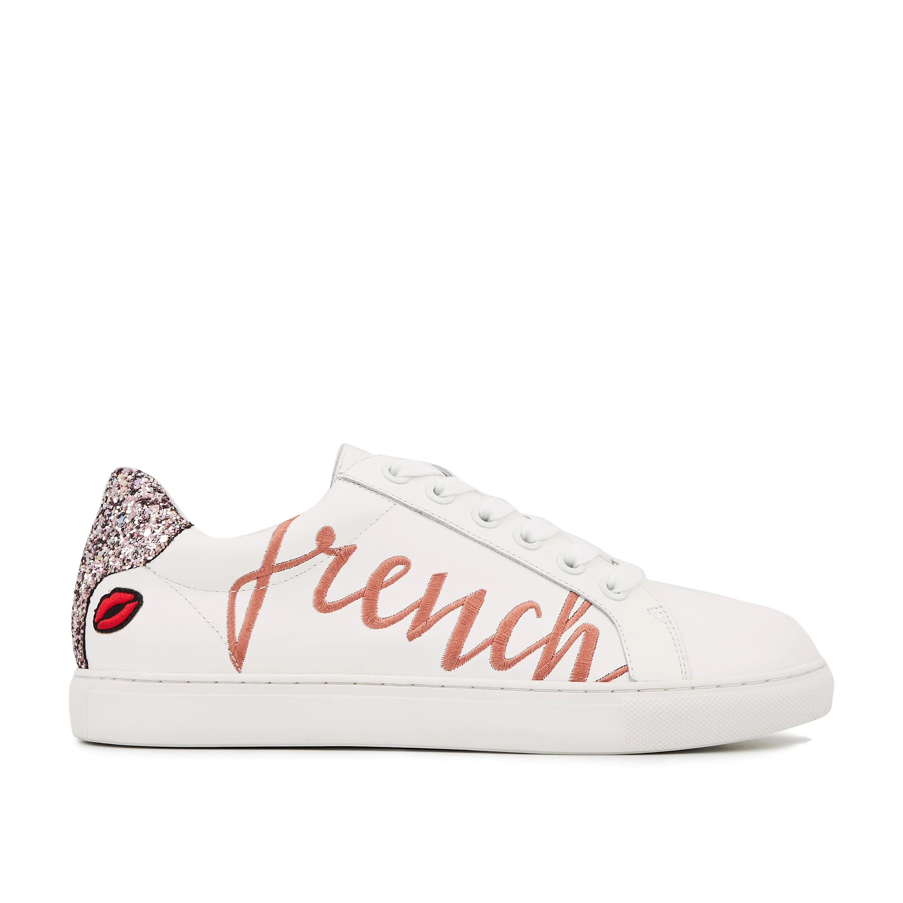 SIMONE FRENCH KISS - Sneakers en cuir | Blanc