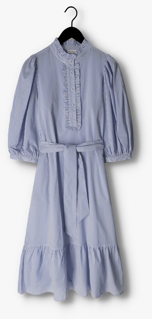 DEA KUDIBAL blauw/wit gestreepte dea kudibal midi jurk my ns (co)