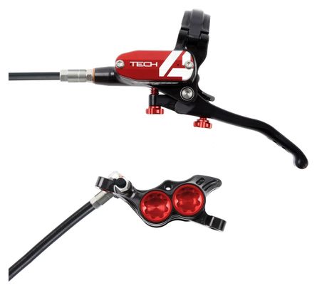 Frein Arrière Hope Tech 4 E4 Noir / Rouge Durite Standard
