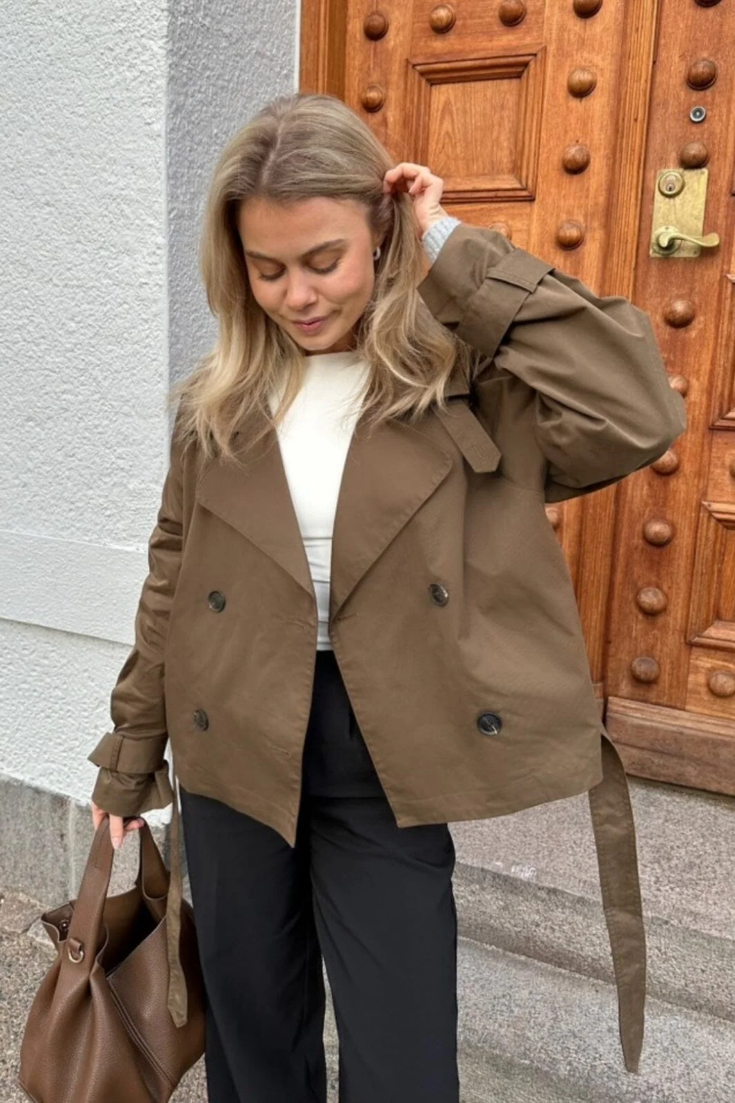 BYIC Almaic Trenchcoat brown brown