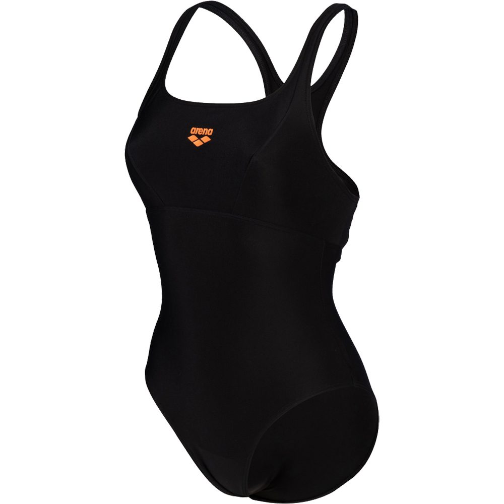Arena Solid Control Pro Back Badeanzug Damen schwarz