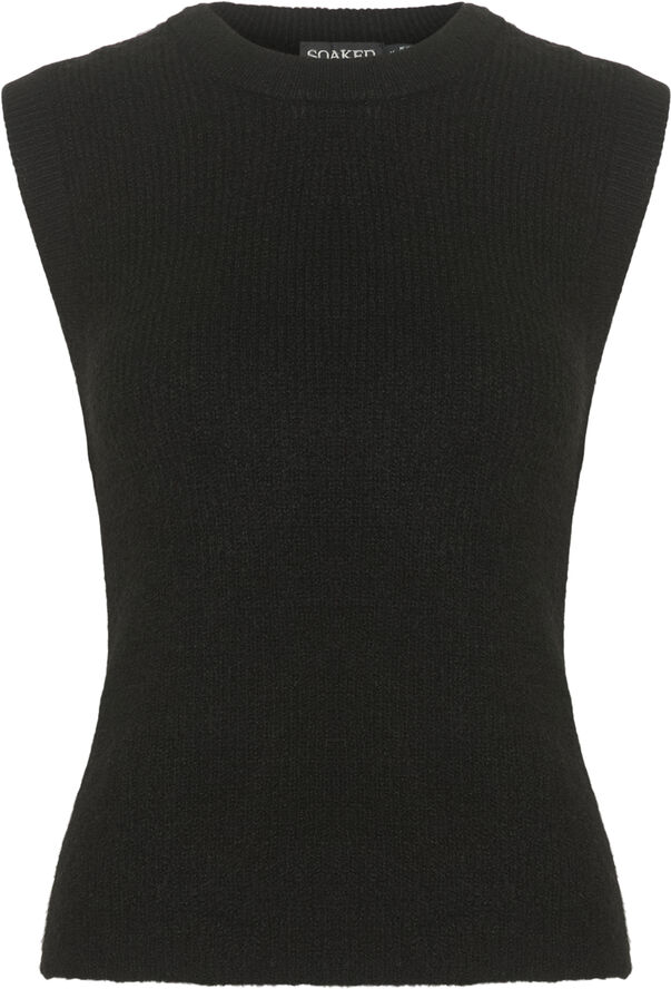 Soaked in Luxury SLElta Petite Vest Black