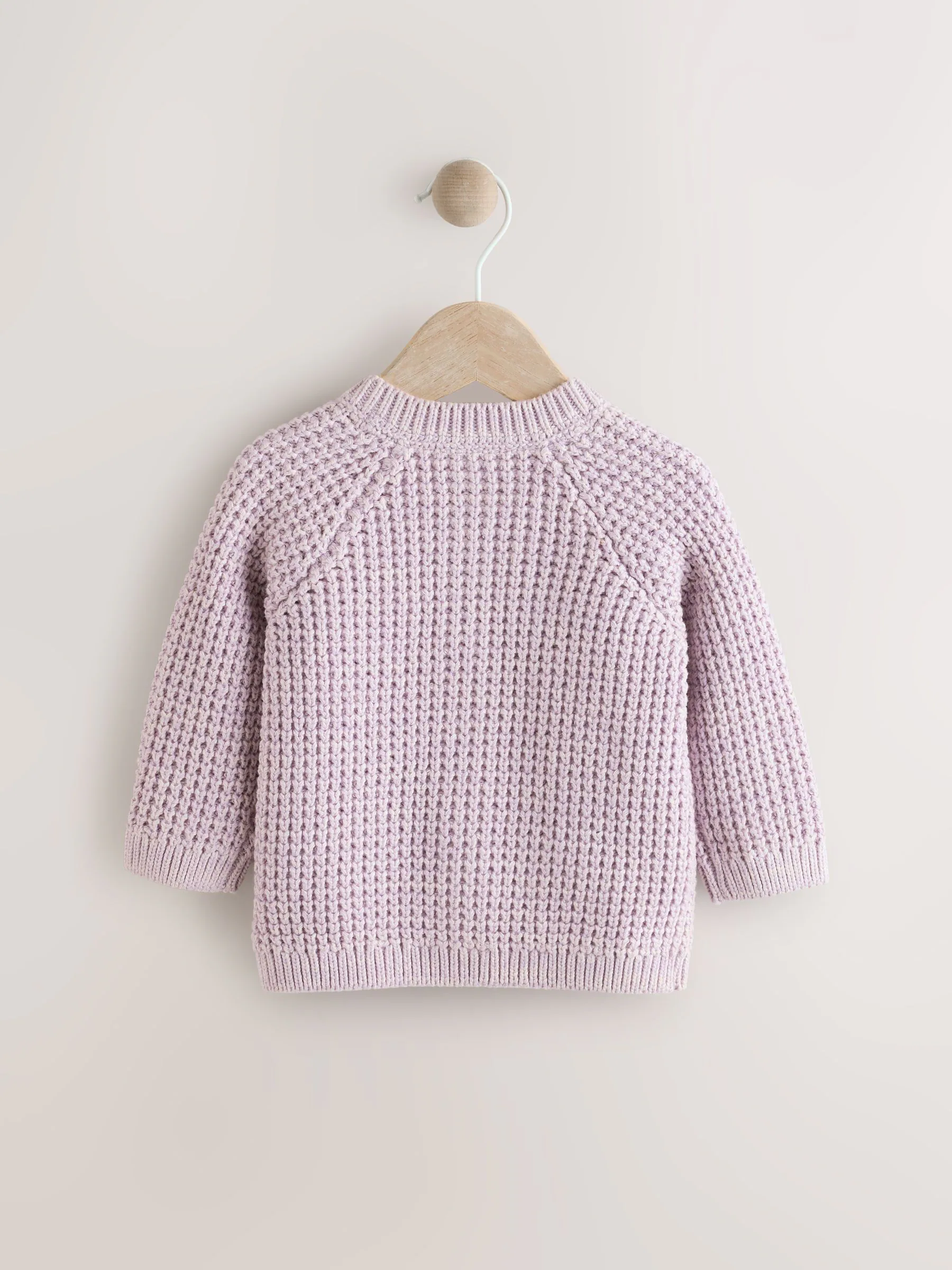 Paarse en abrikozenkleurige bloemen voor baby's - Geborduurd vest (0 mnd - 2 jr)