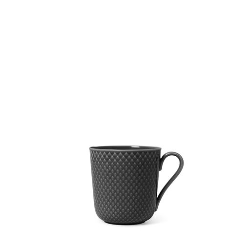 Lyngby Porcelæn Rhombe Earth Krus, Slate, 39 cl