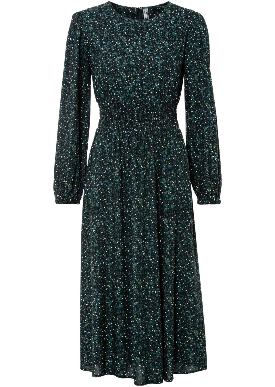 Robe midi à imprimé floral