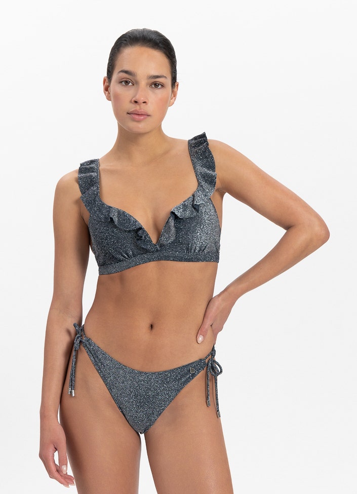 Beachlife  Sea Glitter Top - Bikini Foam+Wired