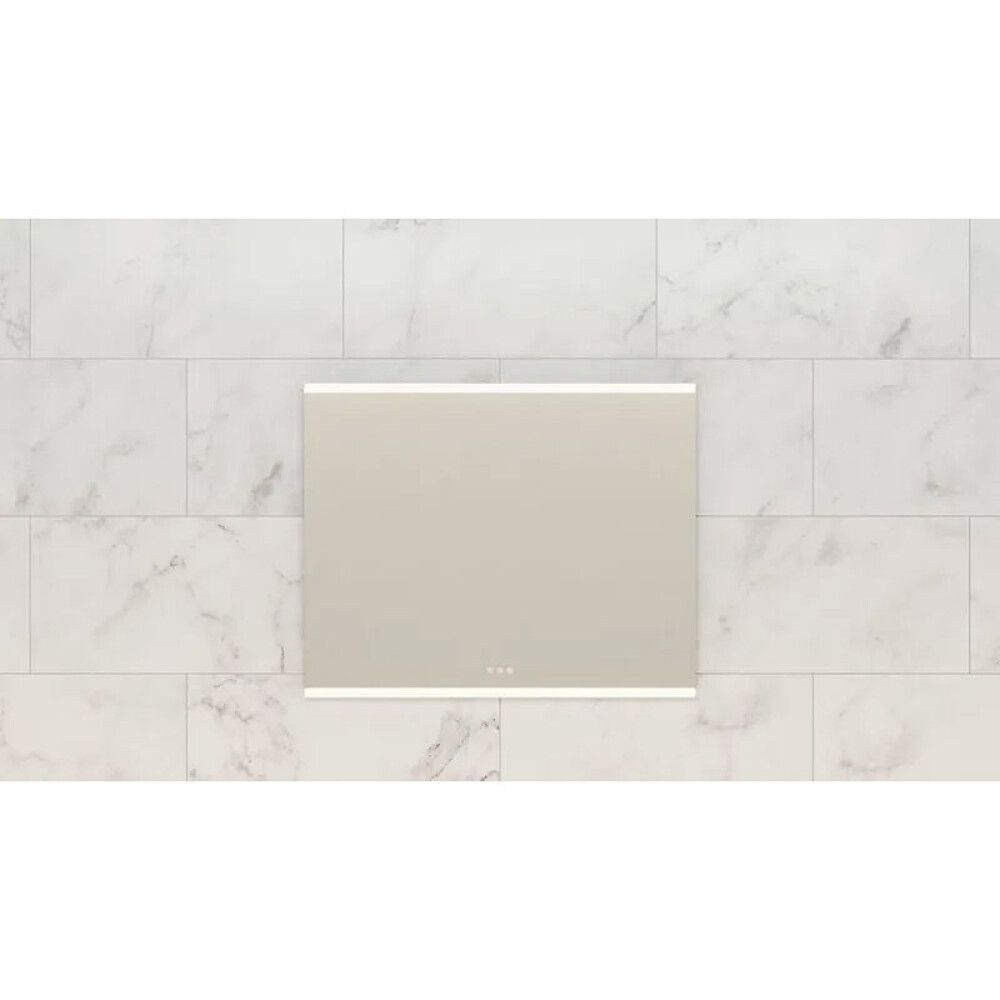 SPEIL SCANBAD PANORAMA MED LED BELYSNING 80X80CM