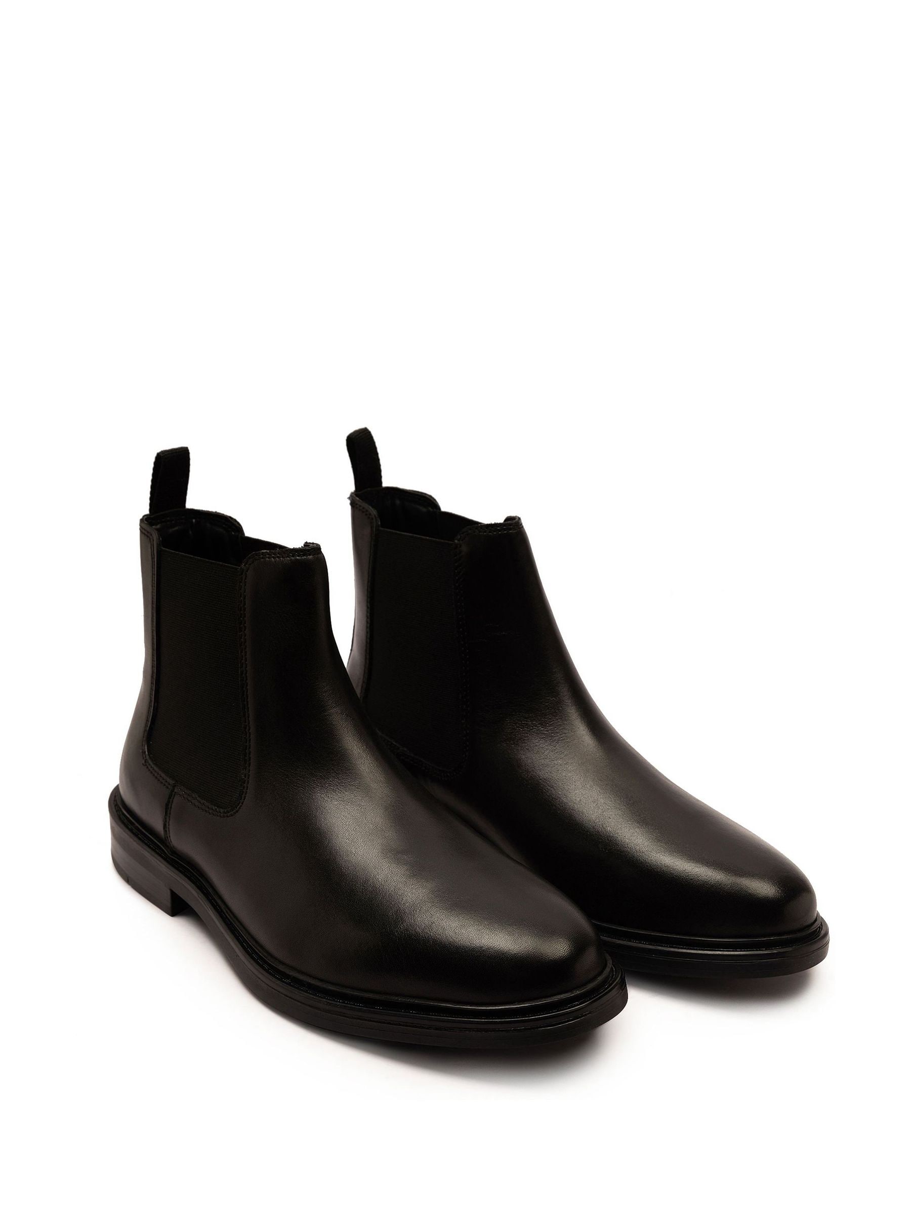 Off The Hook Torrance Leather Slip-On Chelsea Boots