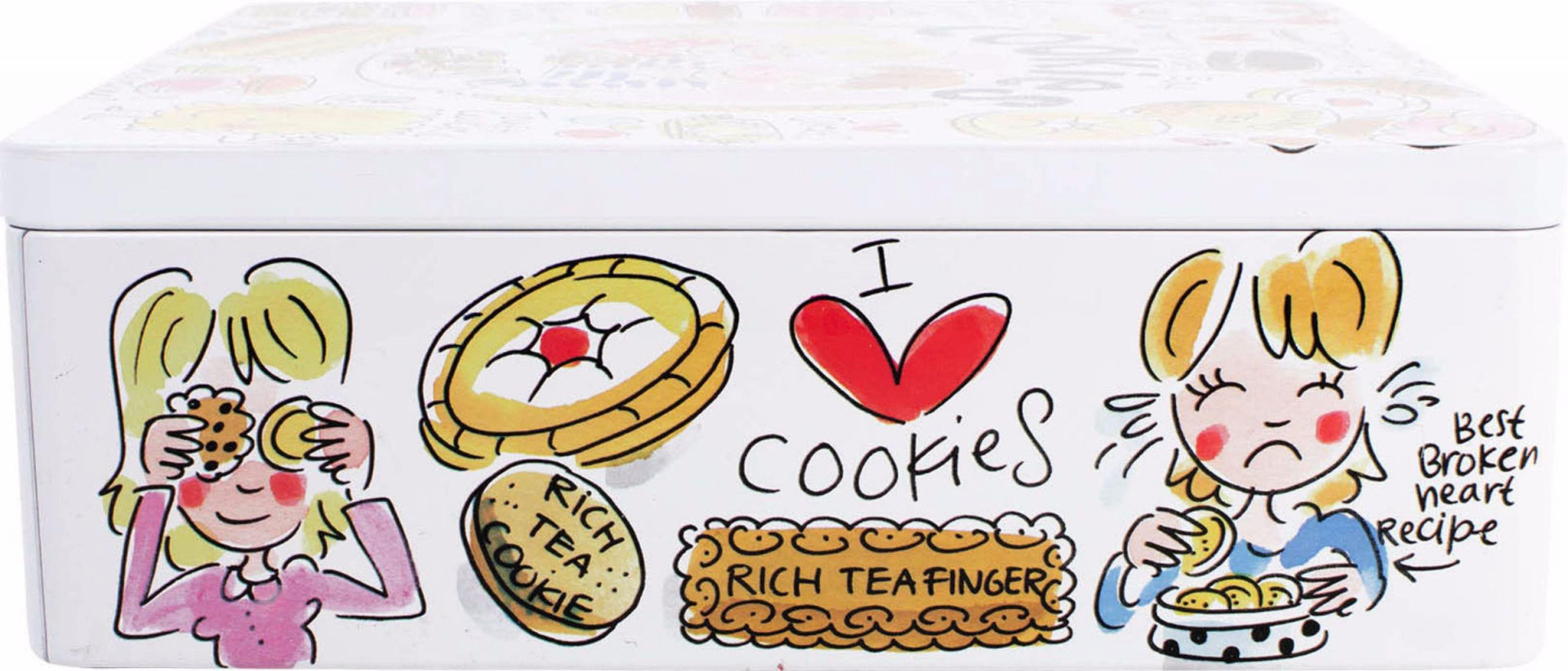 Blik vierkant groot Cookies