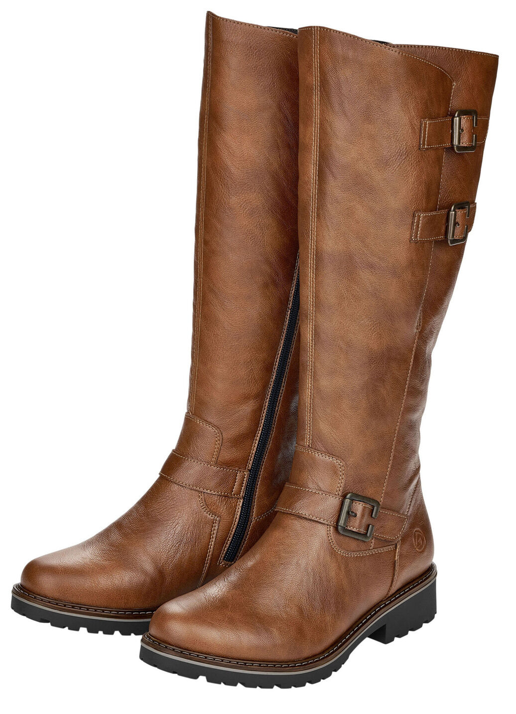 Remonte, gefütterte Damen-Stiefel, Winterschuhe, Weite G, mit Lammfell