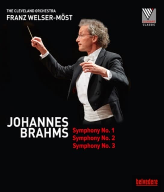 MOST / THE CLEVELAND ORCH: Johannes Brahms: Symphony No. 1 / Symphony No. 2 / Symphony No. 3 (Blu-ray)