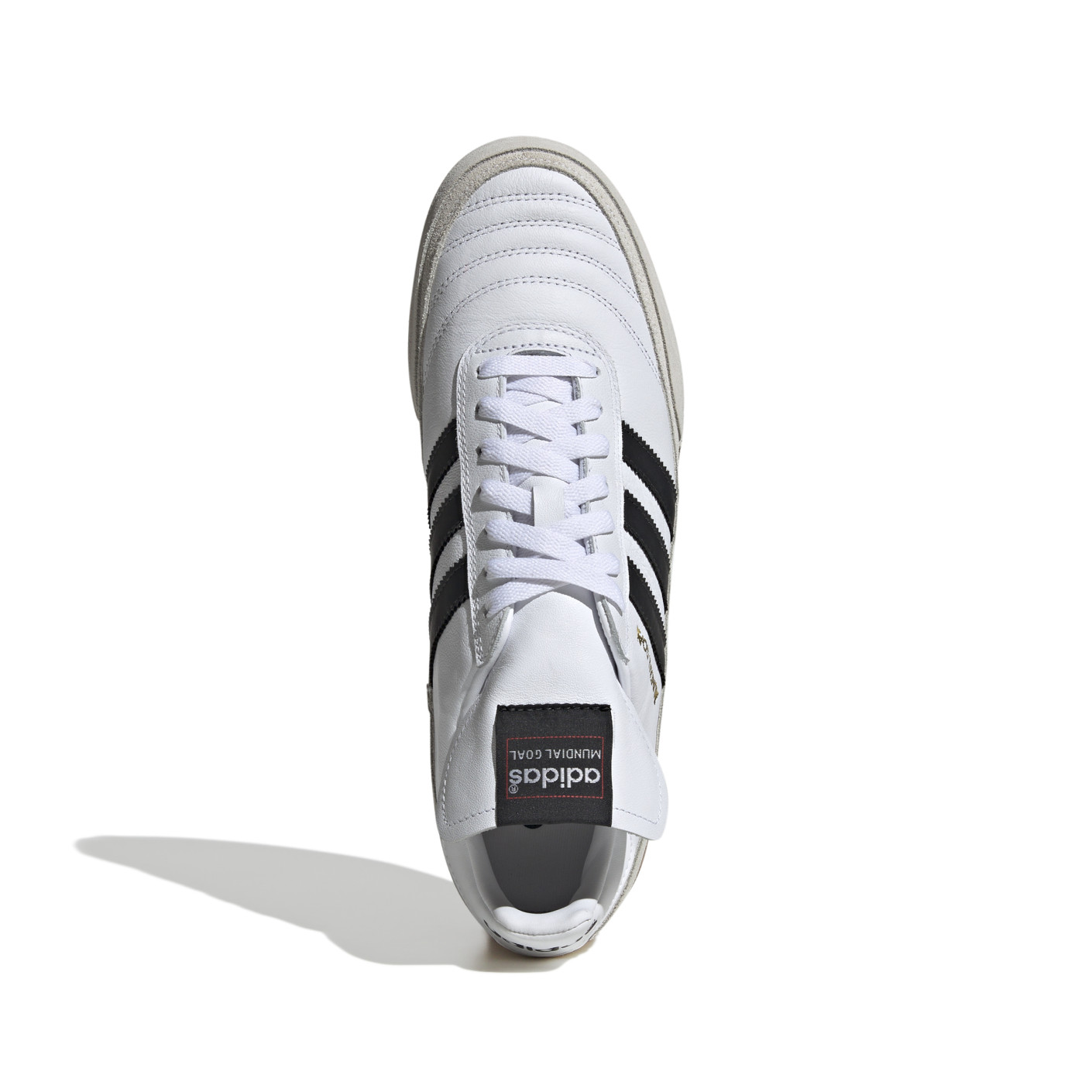 Adidas Mundial Goal Zaalvoetbalschoenen (IN) Wit Zwart Goud