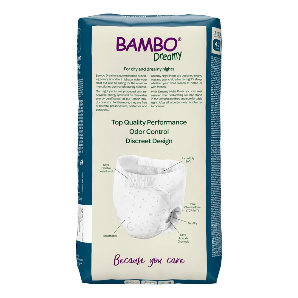 Bambo Dreamy Night Pants 15-35 kg  - 10 stk.