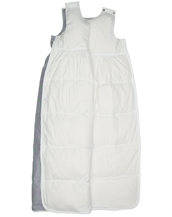 Daunen-Schlafsack TAVOLINCHEN MINI gestreift in marine/weiß