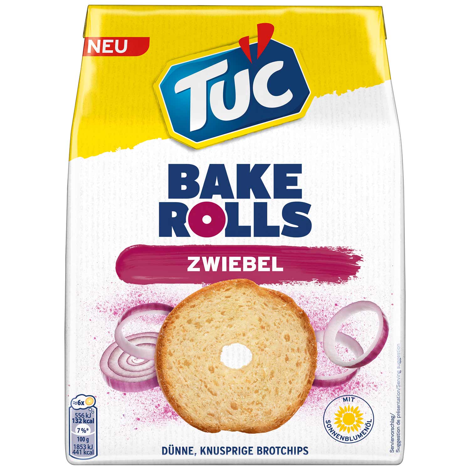 TUC Bake Rolls Zwiebeln 150g MHD:25.7.25