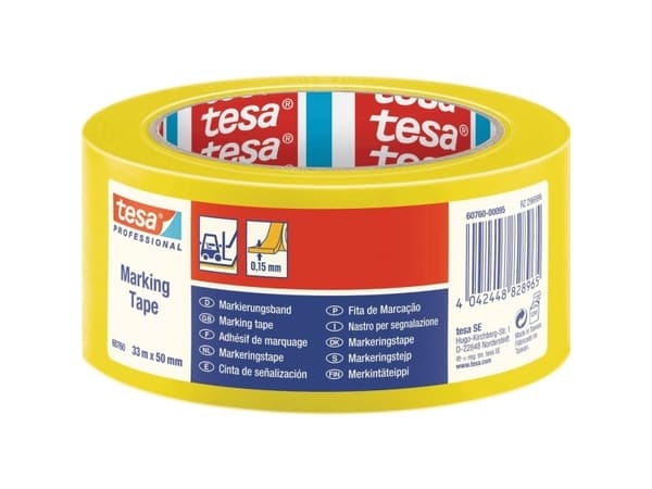 TESA 60760-00087, PVC, 33 m, 50 mm, 0,15 mm