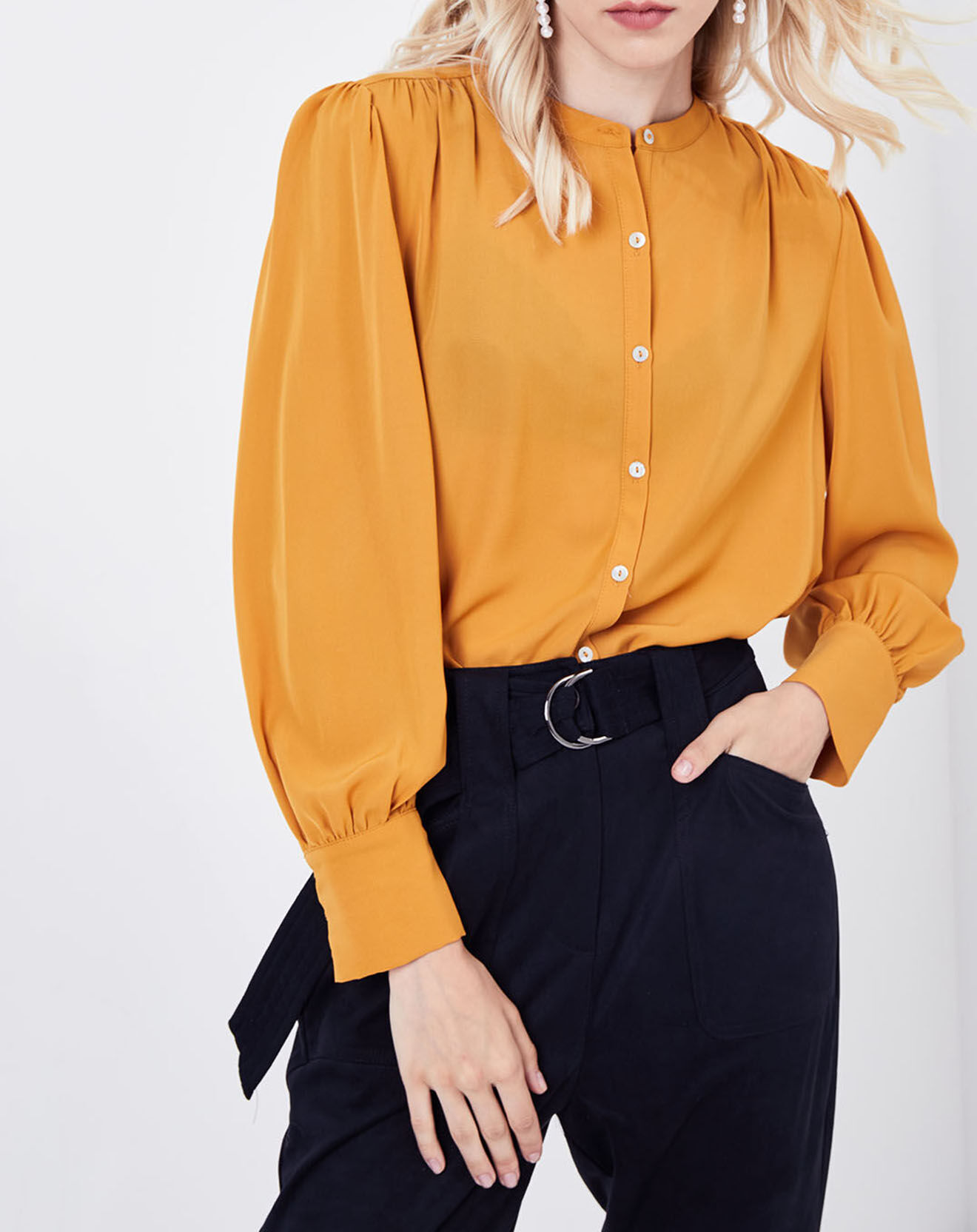 See u Soon Chemise Feve jaune