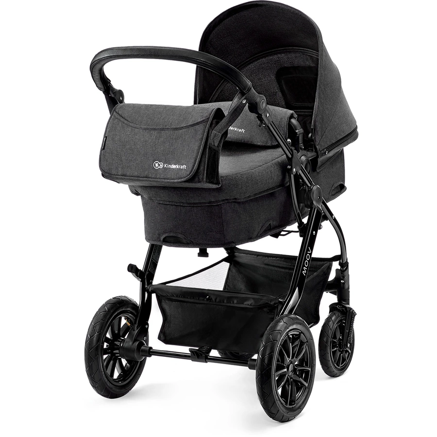 Kinderkraft Kombikinderwagen 3 in 1 Moov Black