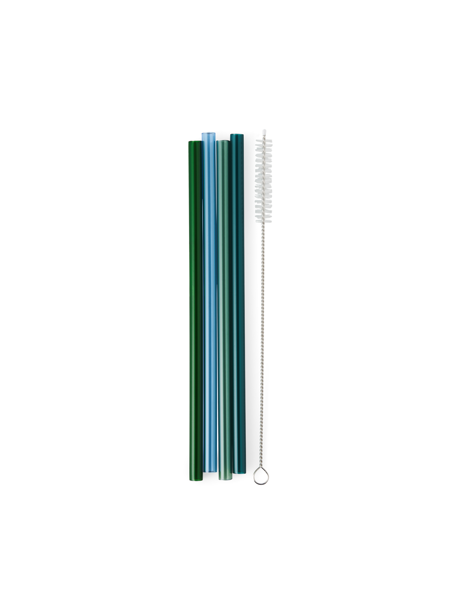 Plastsugerør til flergangsbrug | 20 cm. 4 stk. | Green