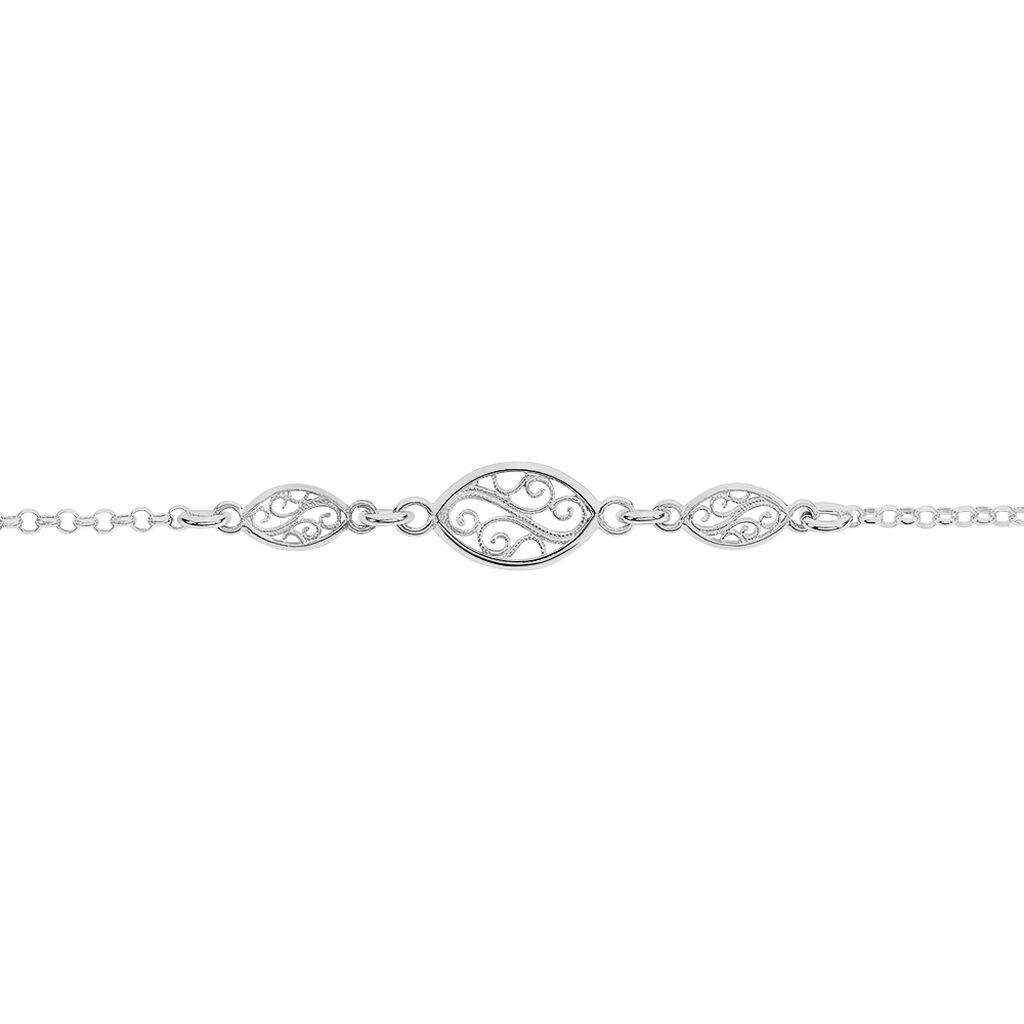 Bracelet Mahee Argent Blanc