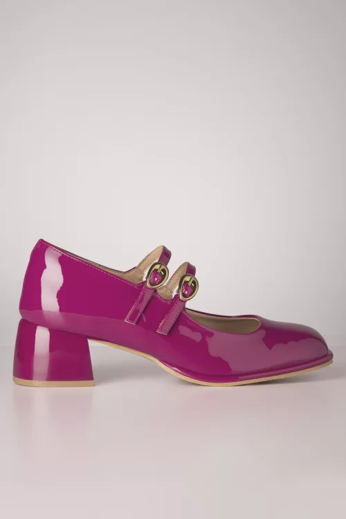 Banned Retro Sweet Elizabeth pumps in magentaroze