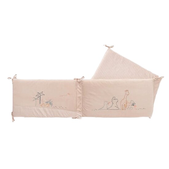 Tiga, Stegi & Ops Tour de lit Veloudoux   Beige        de               Noukies