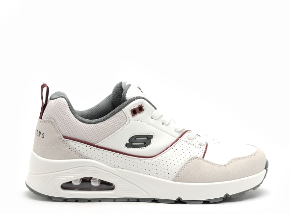 Skechers basses homme unoretro 183020 blanc
