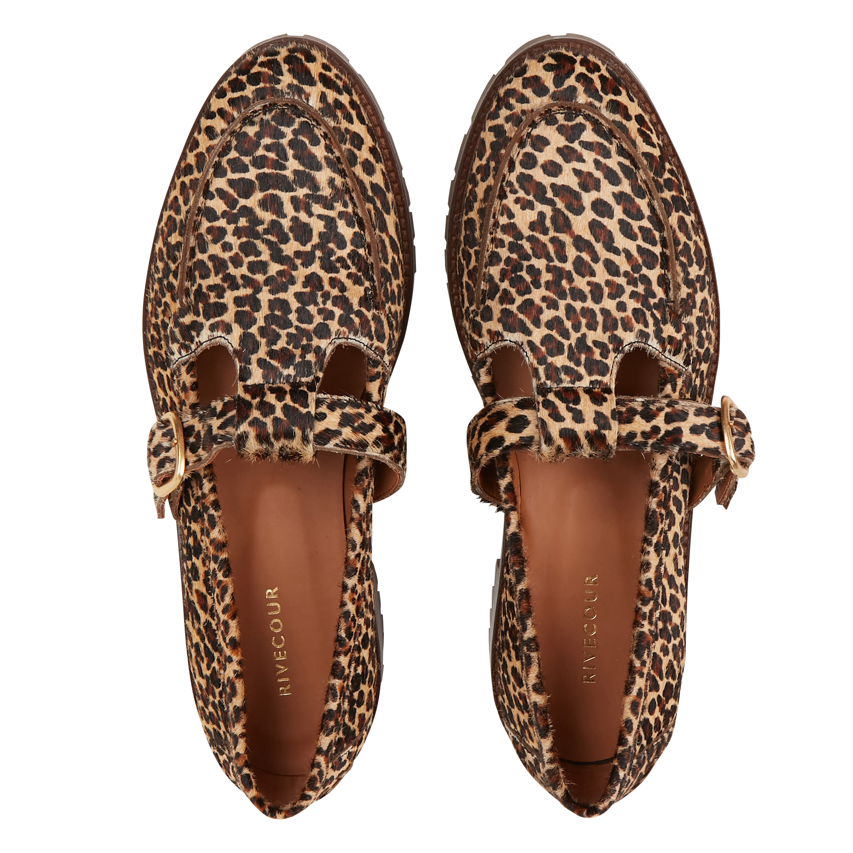 N°84 - Derbies en cuir | Multicolore