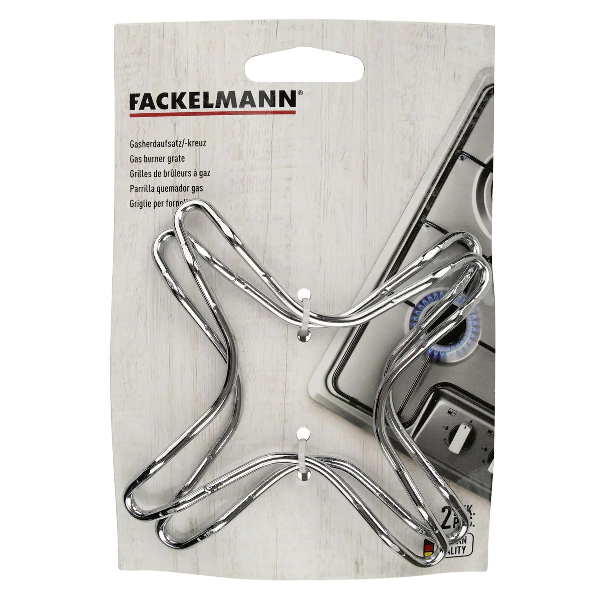 Lot de 2 grilles de bruleur pour appareil de cuisson Tecno Fackelmann