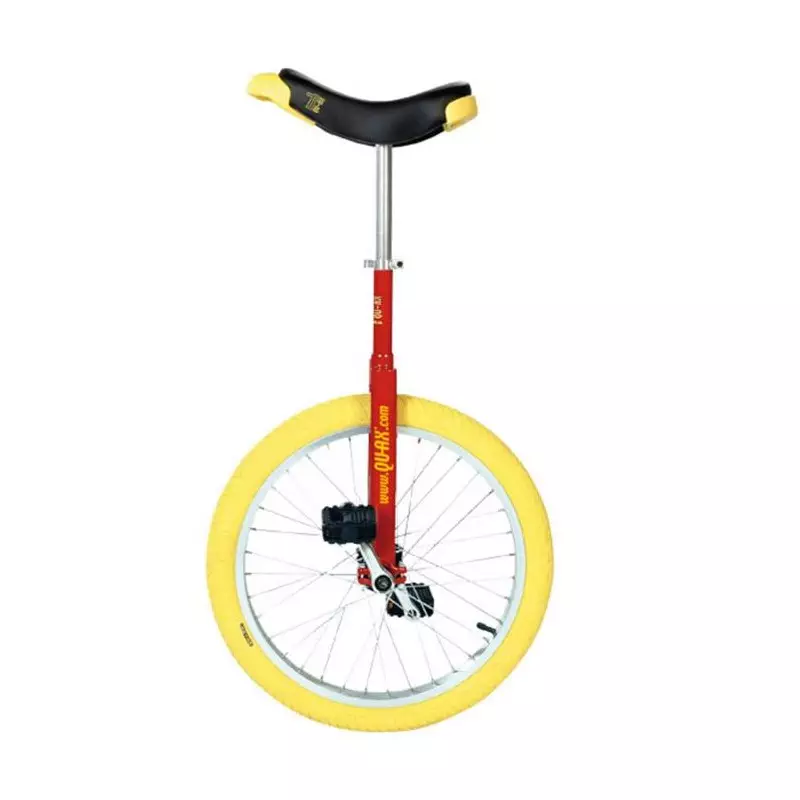 Monocycle QU-AX luxus 20´´ rouge pneu jaune