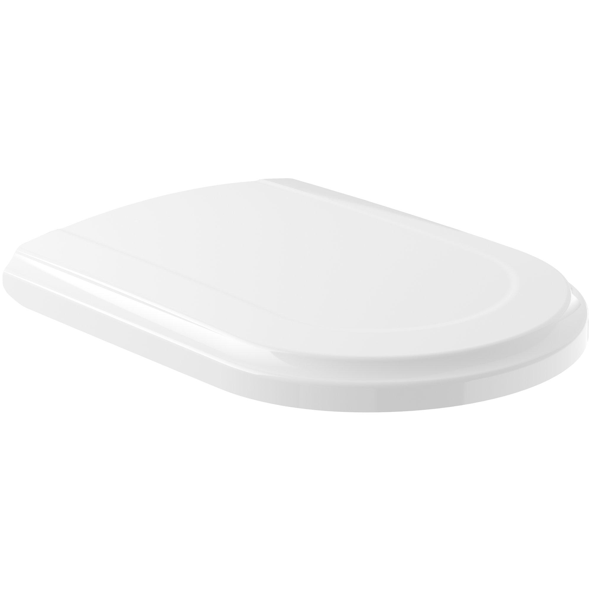 Villeroy & Boch Hommage softclose toiletzitting met RVS scharnieren wit glans