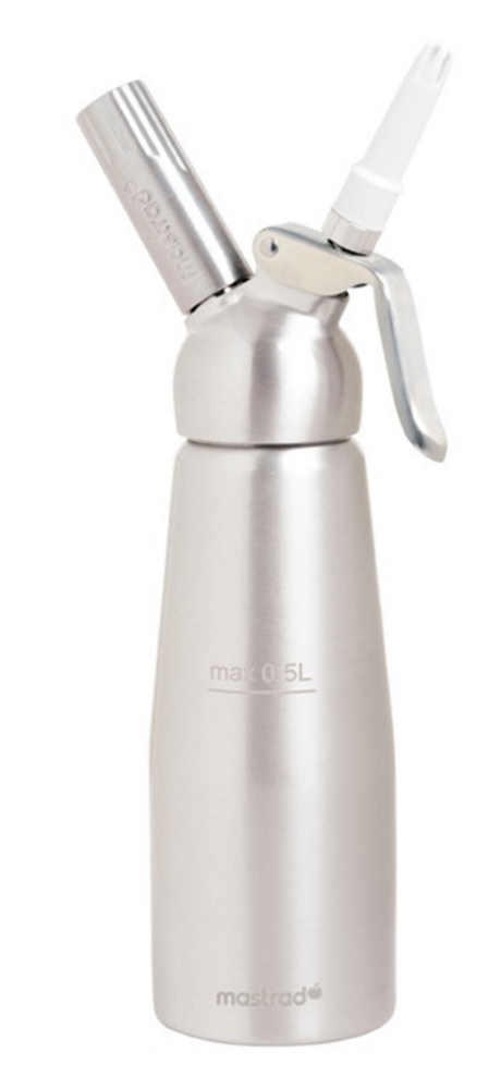 Siphon Mastrad pour chantilly et espumas chauds et froids