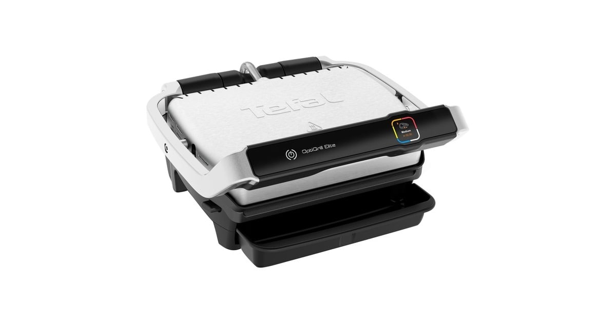 TefalOptigrill Elite GC 750D contactgrill  (Roestvrij staal/zwart)