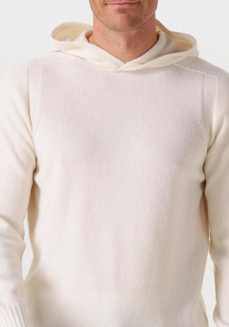 gebroken wit gran sasso trui pull hood