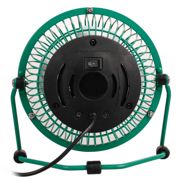 Blokker USB ventilator BL-30023 groen - 10cm diameter