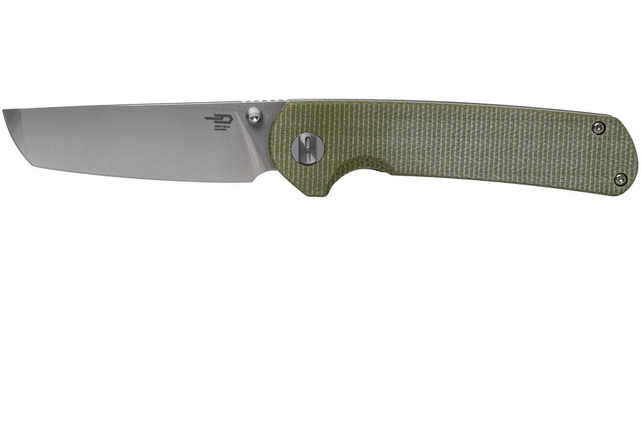 Bestech Sledgehammer BG31D Beige Micarta, Two Tone zakmes