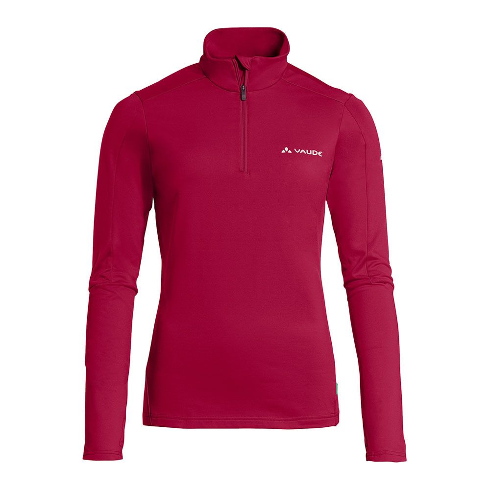 Vaude LIVIGNO HALFZIP II - Polaire Femme crimson red