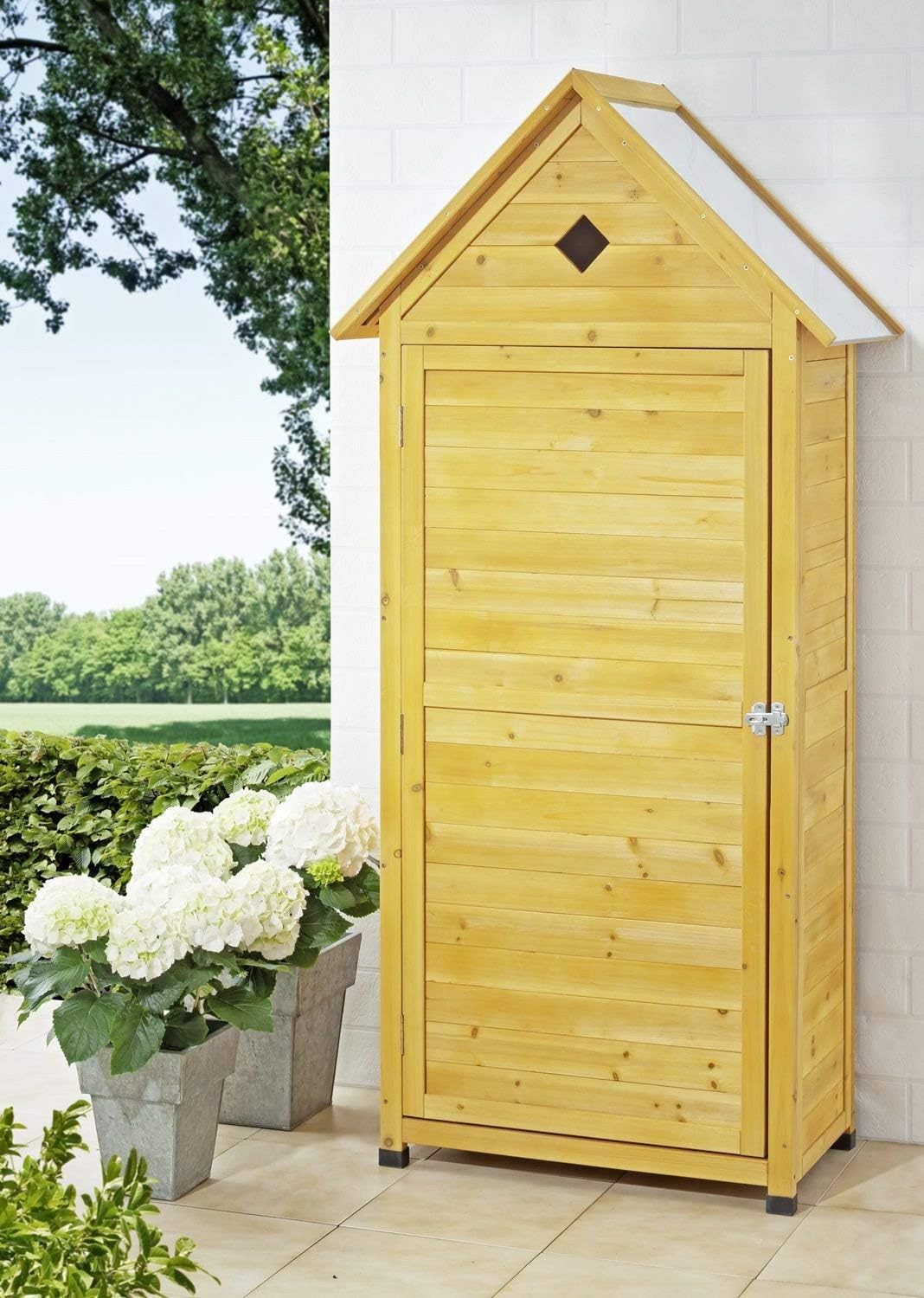 Merschbrock Trade GmbH großer Garten und Geräteschrank aus Holz