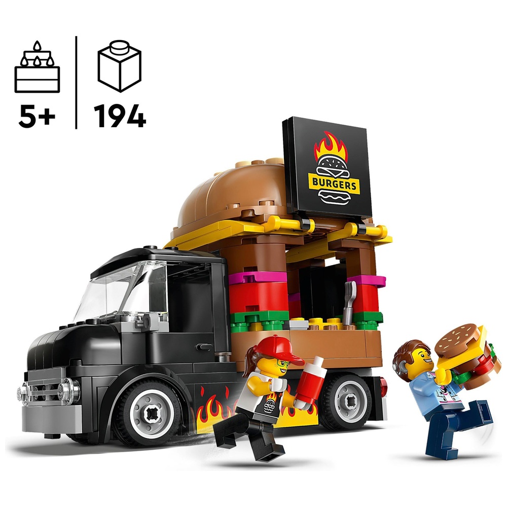 LEGO City 60404 Burger Van Food Truck Spielset