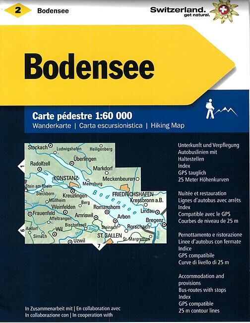 KUMMERLY - 2 BODENSEE ECHELLE 1 60 000
