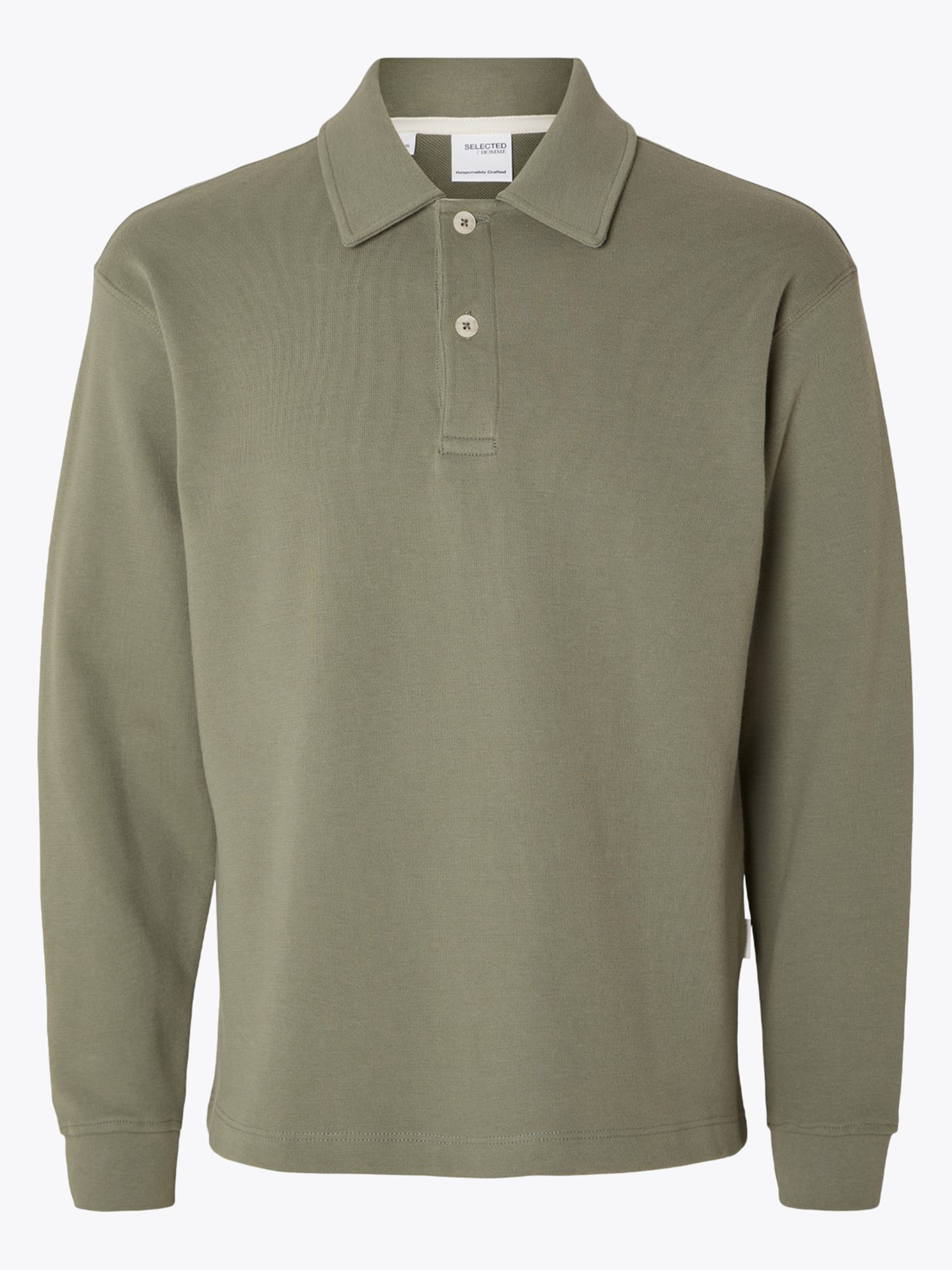 Selected Homme Relax Dap Long Sleeve Polo