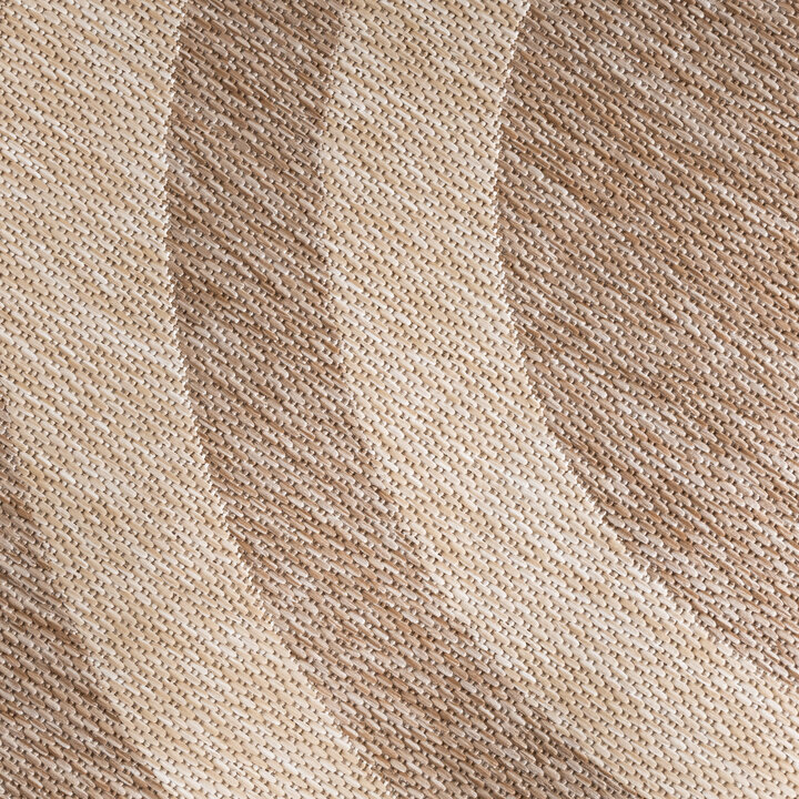 Rond In- & Outdoor vloerkleed - Sierra Frame Beige/Creme