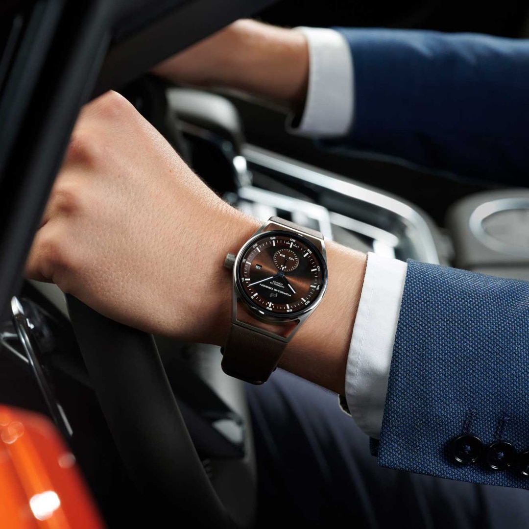 Porsche Design Sport Chrono Subsecond Titanium & Brown