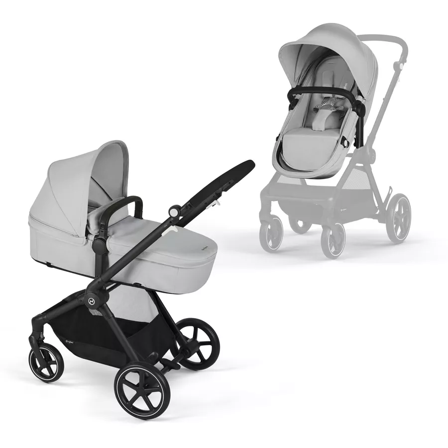 cybex GOLD Kombikinderwagen EOS LUX Black Lava Grey